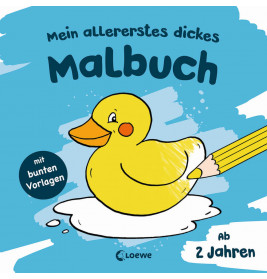 Mein allererstes dickes Malbuch (Badeente)
