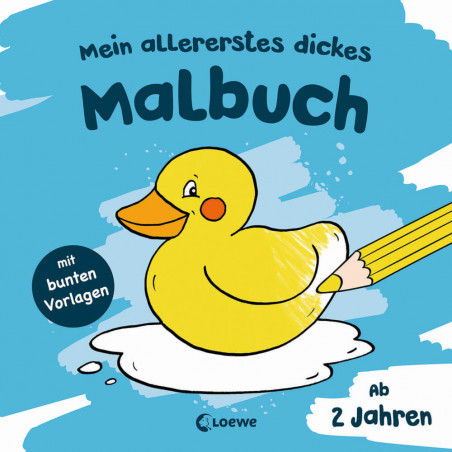 Mein allererstes dickes Malbuch (Badeente)