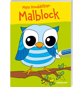 Mein Knuddeltier-Malblock (Eule). Ab 4 Jahren