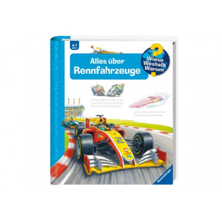 Ravensburger 32937 Wieso?Weshalb? Warum?69 Alles über Rennfahrzeuge