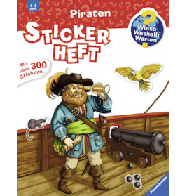 Ravensburger 32941 Wieso?Weshalb? Warum? Stickerheft: Piraten