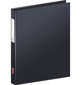 Ringbuch A4 Uni schwarz, 2 Ringe