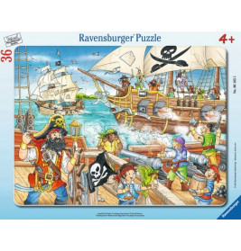 Ravensburger 061655 Puzzle: Angriff der Piraten, 30-48 Teile