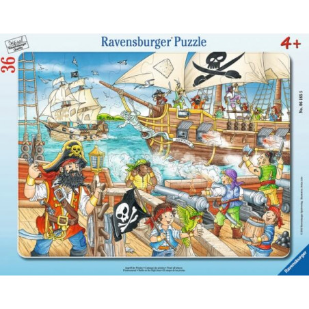 Ravensburger 061655 Puzzle: Angriff der Piraten, 30-48 Teile