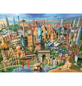Ravensburger 198900 Puzzle: World Landmarks 1000 Teile