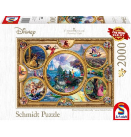 Schmidt Spiele Puzzle Thomas Kinkade Disney Dreams Collection, 2000 Teile