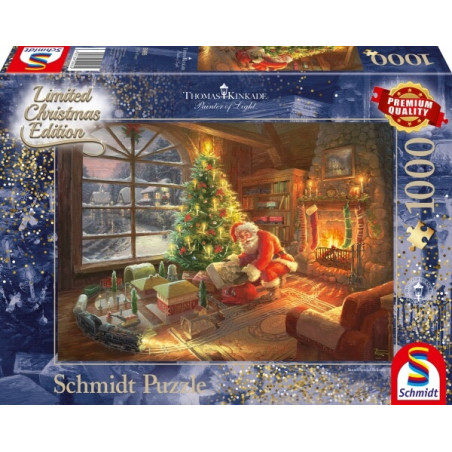 Schmidt Spiele Puzzle Der Weihnachtsmann ist da!, 1000 Teile
