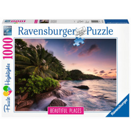 Ravensburger 151561 Puzzle: Insel Praslin auf den Seychellen 1000 Teile