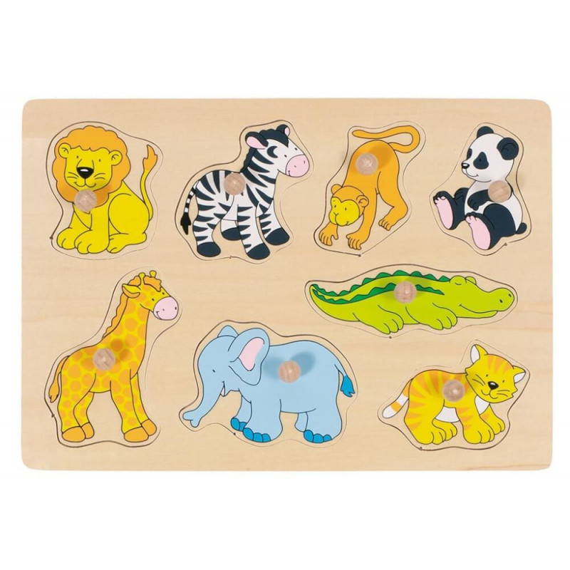 GoKi Steckpuzzle Zootiere