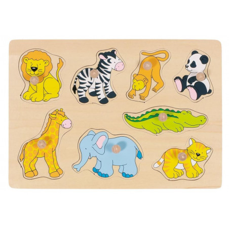 GoKi Steckpuzzle Zootiere