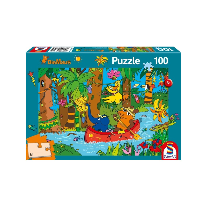 Schmidt Spiele Puzzle Im Dschungel, 100 Teile Schmidt Spiele Puzzle Im Dschungel, 100 Teile
