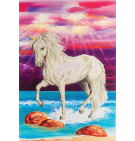 Diamond Dotz Magisches Einhorn 51 x 77 cm