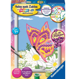 Malen nach Zahlen Schmetterling