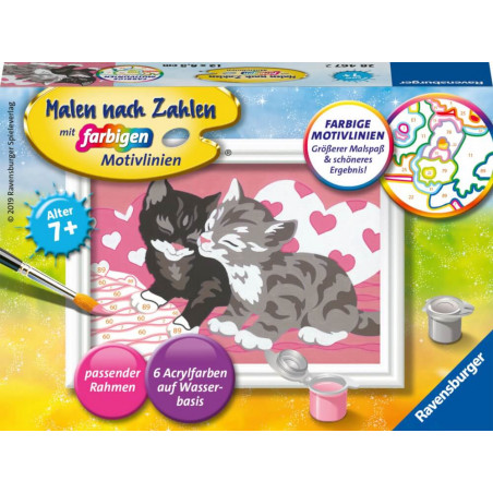 Malen nach Zahlen Kuschelkatzen Malen nach Zahlen Kuschelkatzen