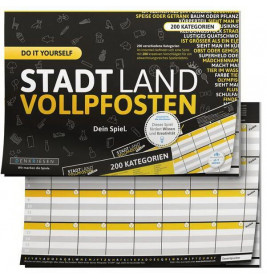 Stadt, Land, Vollpfosten - Do it yourself Edition Dein Spiel