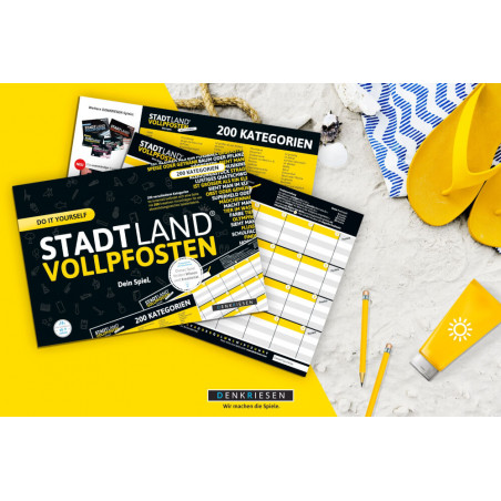 Stadt, Land, Vollpfosten - Do it yourself Edition Dein Spiel