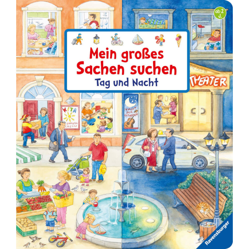 Ravensburger 43770 Mein großes Sachen suchen: Tag und Nacht