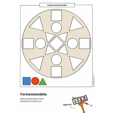 Kindergartenblock - Gemeinsamkeiten und Unterschiede, ab 4 J.