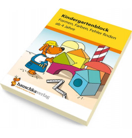 Kindergartenblock - Formen, Farben, Fehler finden ab 4 Jahre
