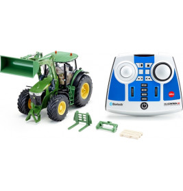 SIKU John Deere 7310 mit Frontlader und Bluetooth Fernsteuerung und App-Steuerung