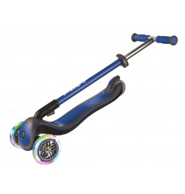 Globber Elite Deluxe Leuchtrollen navy-blau