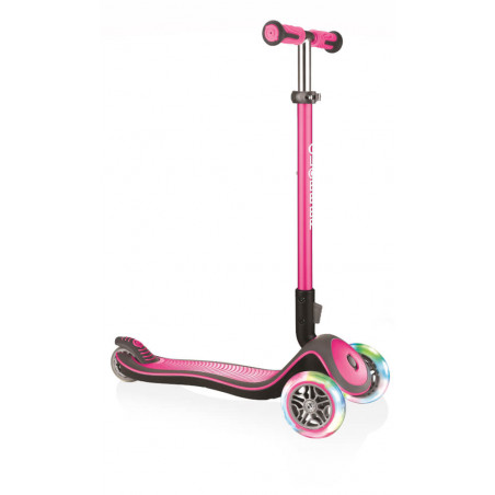 Globber Elite Deluxe Leuchtrollen pink