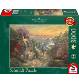 Schmidt Spiele Puzzle Dörfchen am Leuchtturm,3000 Teile