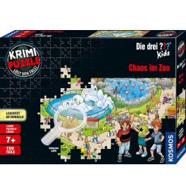 Kosmos Krimipuzzle ??? Kids 150 Teile / Chaos im Zoo