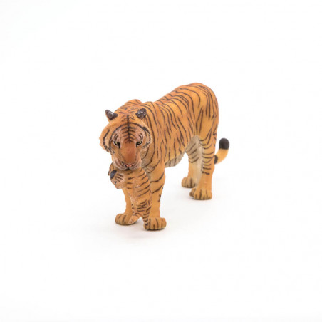 Tigerin Mit Jungem