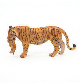 Tigerin Mit Jungem