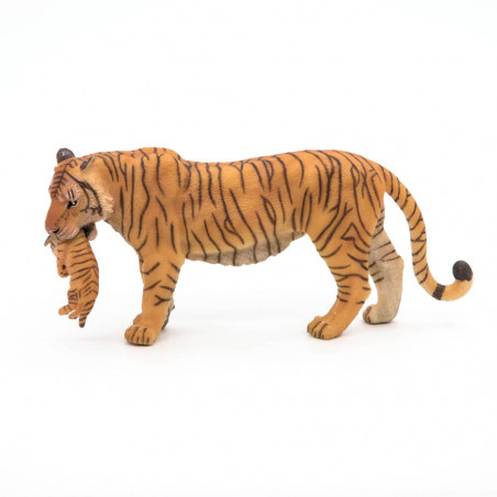 Tigerin Mit Jungem