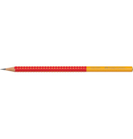 Graphite pencil Grip 2001 Two Tone red