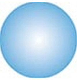 GoKi Clickhalbperle azurblau
