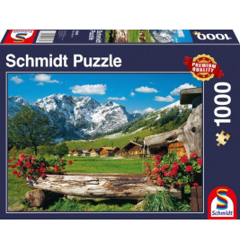 Schmidt Spiele Puzzle Blick ins Bergidyll, 1000 Teile