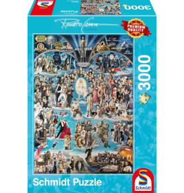 Schmidt Spiele Puzzle Hollywood XXL, 3000 Teile