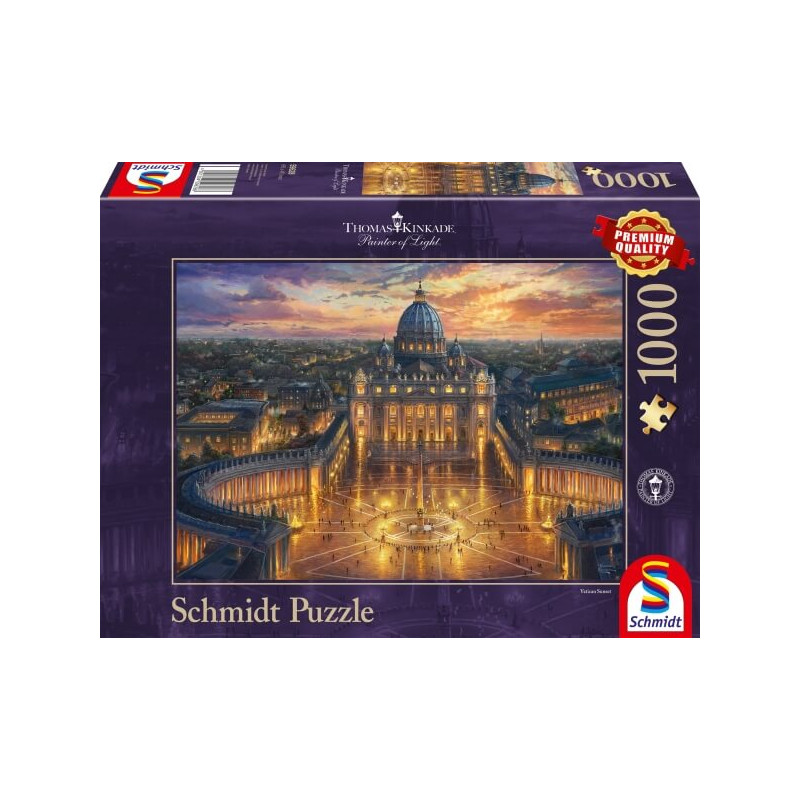 Schmidt Spiele Puzzle Thomas Kinkade Vatikan  1.000 Teile