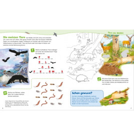 WAS IST WAS Junior Mitmach-Heft Natur entdecken