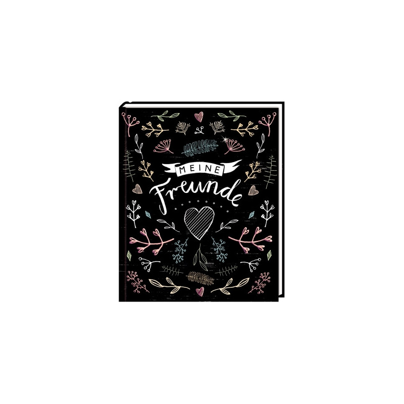 Freundebuch Handlettering Meine Freunde