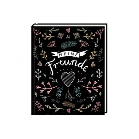 Freundebuch - Handlettering - Meine Freunde Freundebuch - Handlettering - Meine Freunde