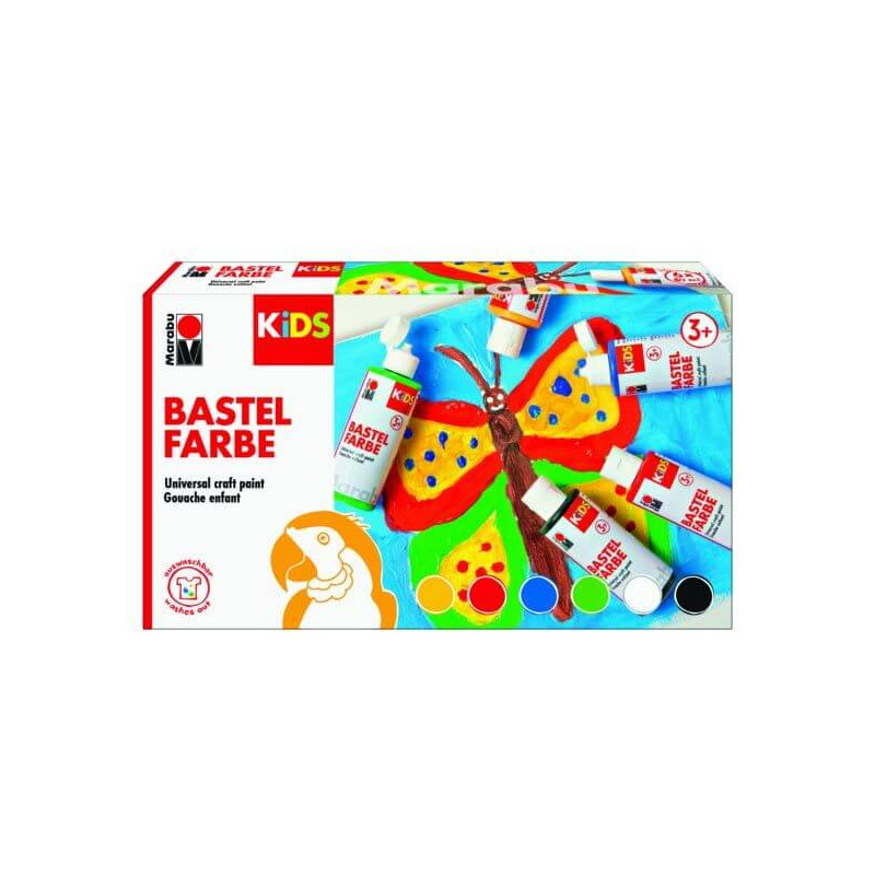 Bastelfarben-Set 6 x 80 ml