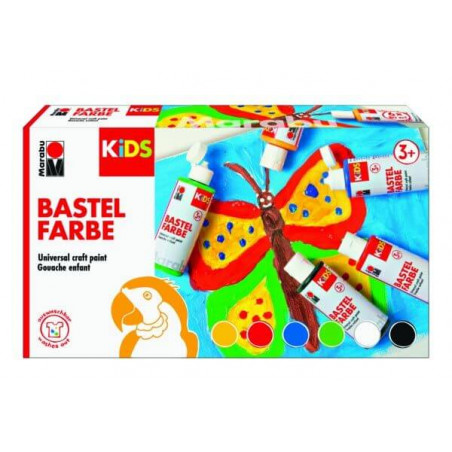 Bastelfarben-Set 6 x 80 ml