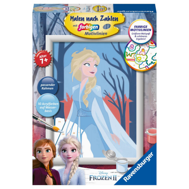 Malen nach Zahlen Frozen 2 Elsa