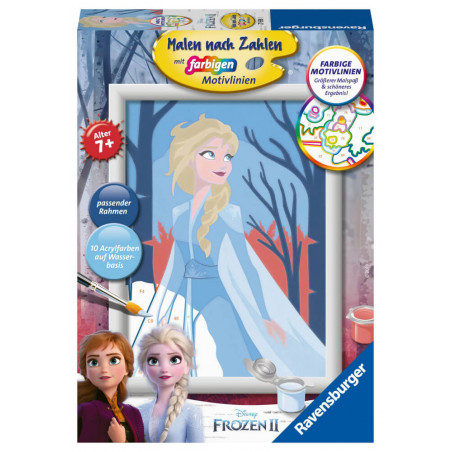 Malen nach Zahlen Frozen 2 Elsa