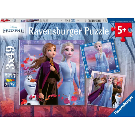 Puzzle Disney Frozen II 3x49Teile