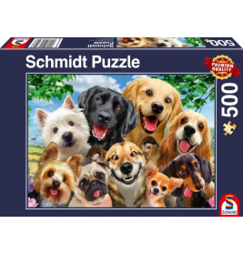 Schmidt Spiele Puzzle: Hunde-Selfie 500 Teile