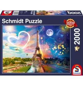 Schmidt Spiele Puzzle: Paris, Tag und Nacht 2000 Teile