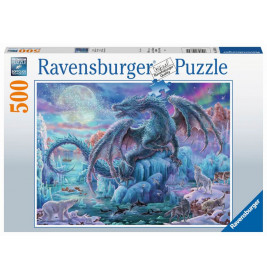 Ravensburger 148394 Puzzle: Eisdrache 500 Teile