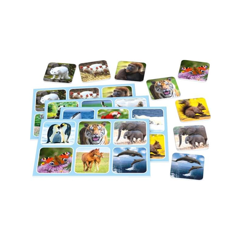 Schmidt Spiele Zoo Lotto Bring-Mich-Mit-Spiel in der Metalldose