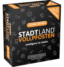 Stadt Land Vollpfosten - das Kartenspiel - Classic Edition