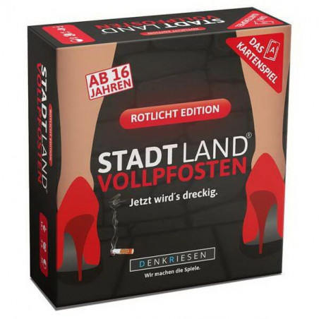 Stadt Land Vollposten - das Kartenspiel - Rotlicht Edition